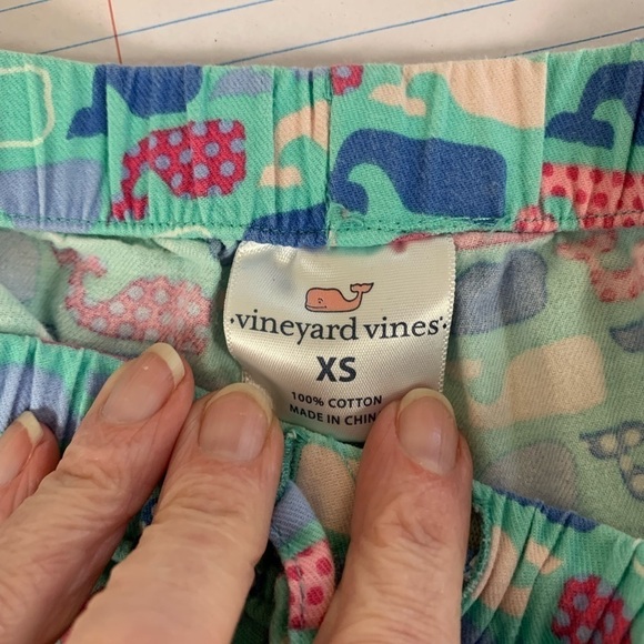 Vineyard Vines pajama dorm pants lounge pants PJ’s XS whale logo #retrosport - Picture 3 of 7